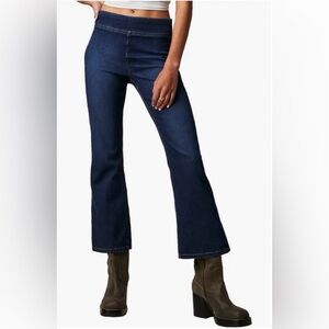 We The Free In My Feelings Cropped Slim Bootcut Jeans Blue M